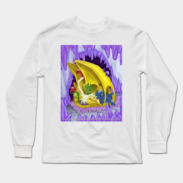 A Mother's Day Dragon Long Sleeve T-Shirt by SillWill Studios